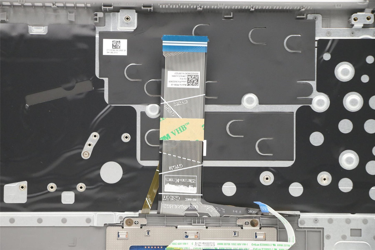 Lenovo ThinkBook 15 G2 ITL Tastatur Handballenauflage US Europa Grau mit Hintergrundbeleuchtung 5CB1B34953