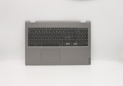 Lenovo Chromebook C340-15 Palmrest Cover Touchpad Keyboard Nordic 5CB0U43702