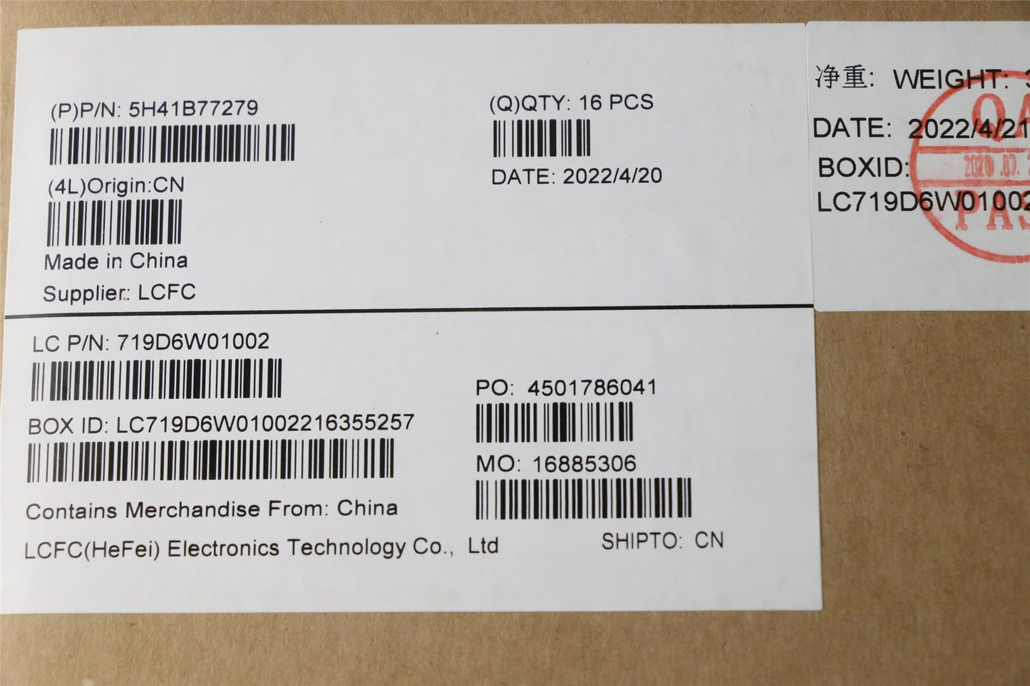 Lenovo ROC FRU JP6C0_UMA_THM_ASSY_AVC 5H41B77279