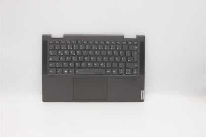 Lenovo Yoga C740-14IML Keyboard Palmrest Top Cover German Grey 5CB0U43939