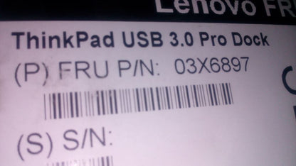 Lenovo ThinkPad USB 3.0 Pro dock-FRU 03X6897