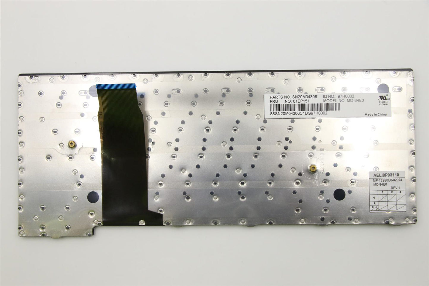 Lenovo ThinkPad 11e 4th Keyboard Spanish Black 01EP151