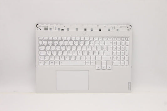 Lenovo 5 16ACH6H Palmrest Cover Touchpad Keyboard French Silver 5CB1C14921