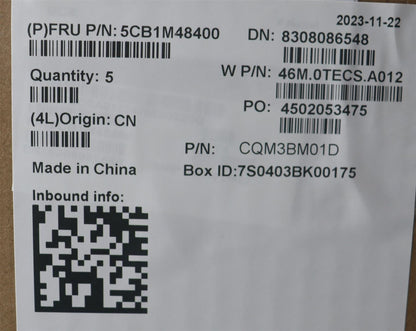 Lenovo COVER Upper Case ASM_FRA/ARA W21KK AG BL 5CB1M48400