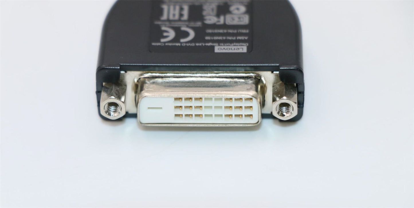 Lenovo ThinkCentre A58 A61e A62 A63 Display Port DVI Port Adapter 43N9160