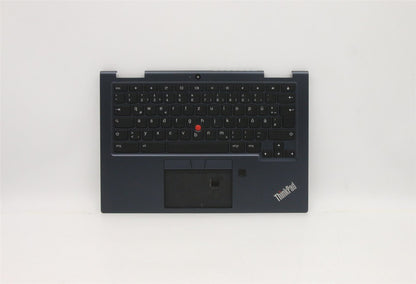 Lenovo Yoga C13 Gen 1 Palmrest Cover Keyboard German Black 5M10Z54479