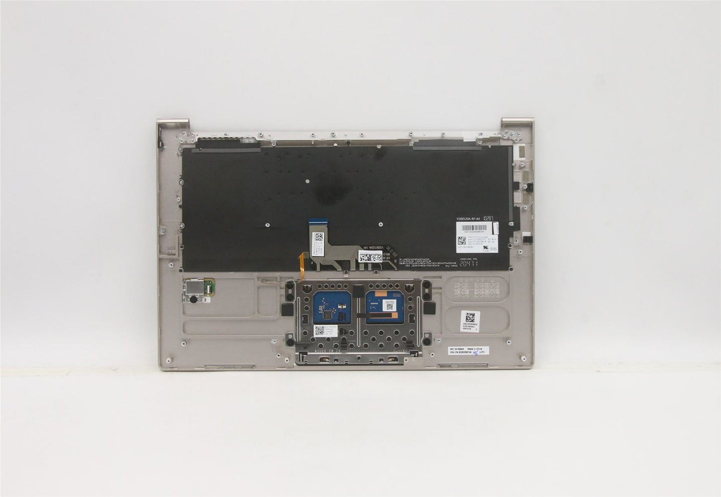 Lenovo IdeaPad 9 14ITL5 Palmrest Cover Touchpad Keyboard Nordic Silver 5CB0Z69749