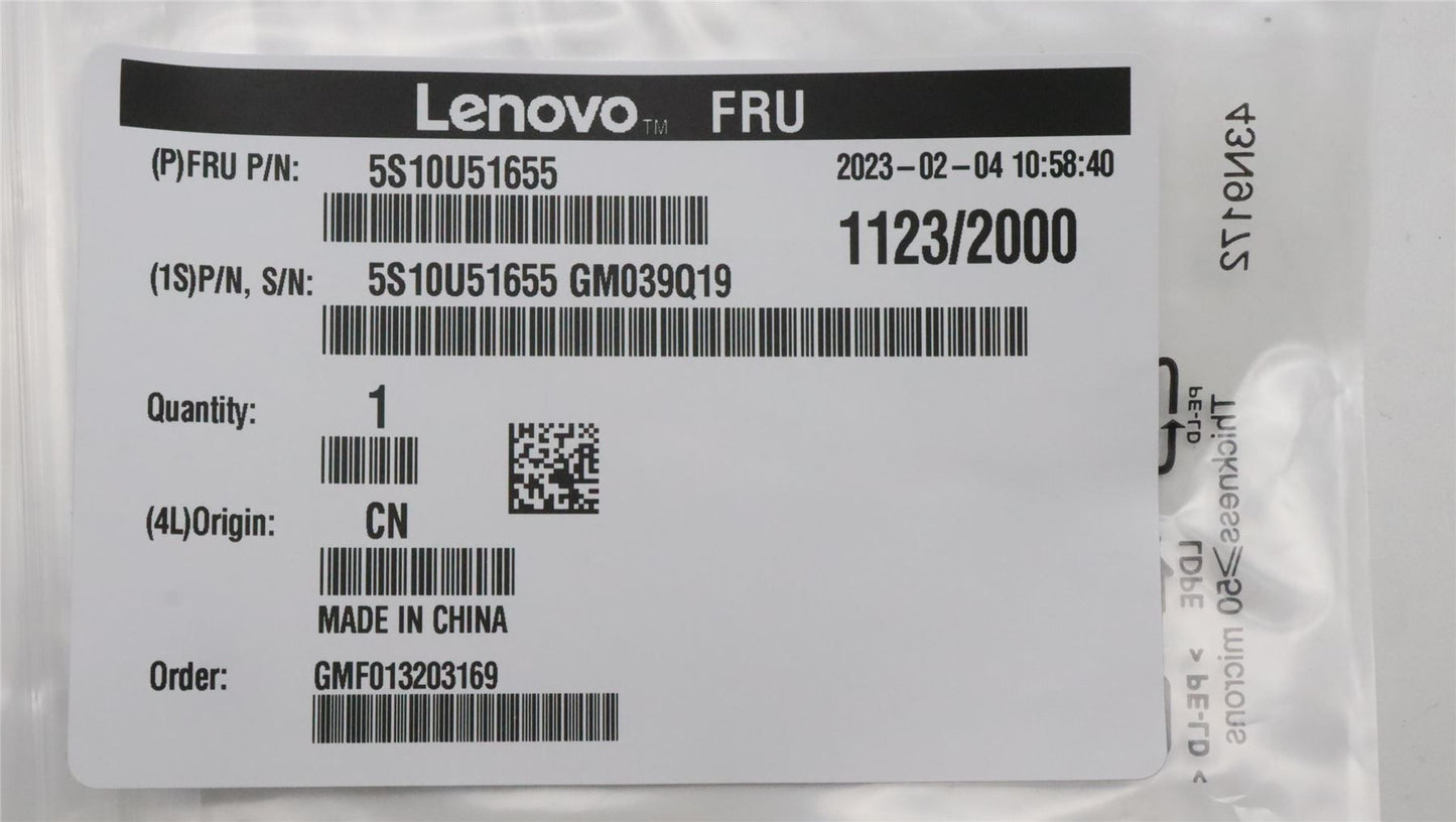 Lenovo SCREW Screw M M3xL5,LCFC 5S10U51655
