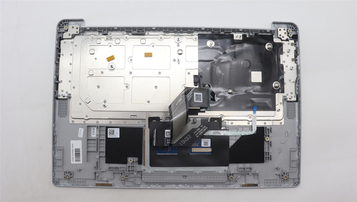 Lenovo Chrome IP 3 14M868 Palmrest Cover Touchpad Keyboard Nordic Silver 5CB1L30351