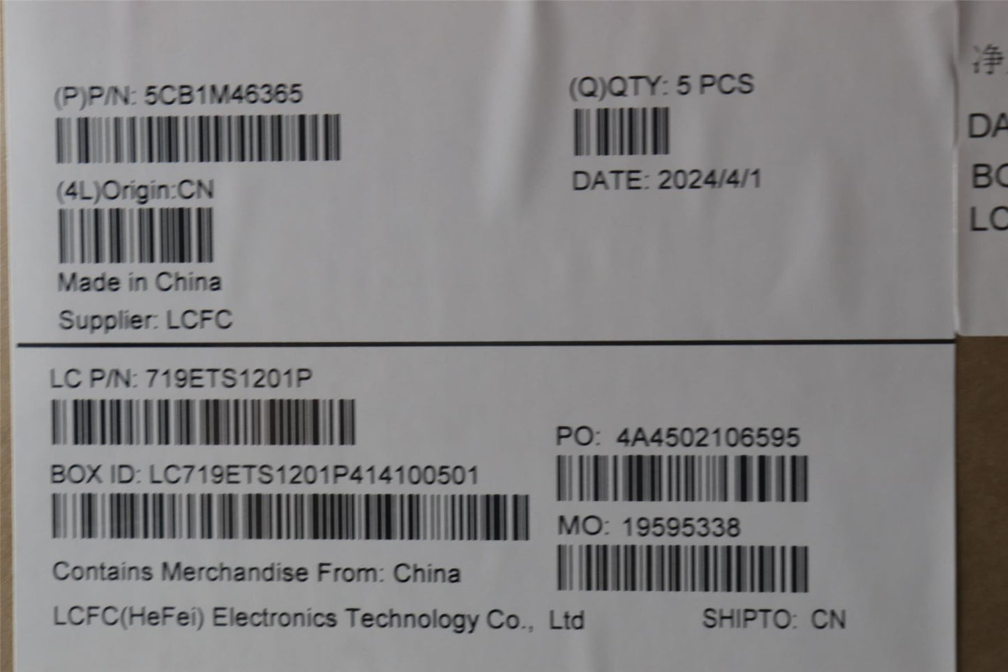 Lenovo IdeaPad 3 14IAH8 Palmrest Cover Touchpad Keyboard Italian 5CB1M46365