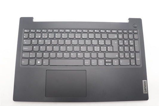 Lenovo V15 G4 IRU Palmrest Cover Touchpad Keyboard Swiss Grey 5CB1L67792