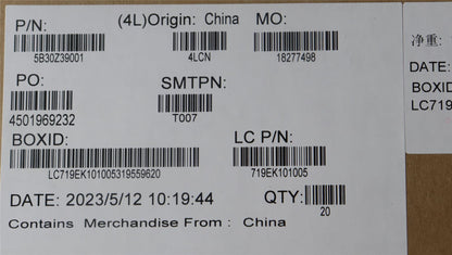 Lenovo FRU BEZEL KT6DA_B_SHEET_RGB_ASSY 5B30Z39001