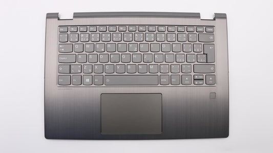 Lenovo Yoga 530-14ARR Keyboard Palmrest Top Cover Czech Black Backlit 5CB0R47311
