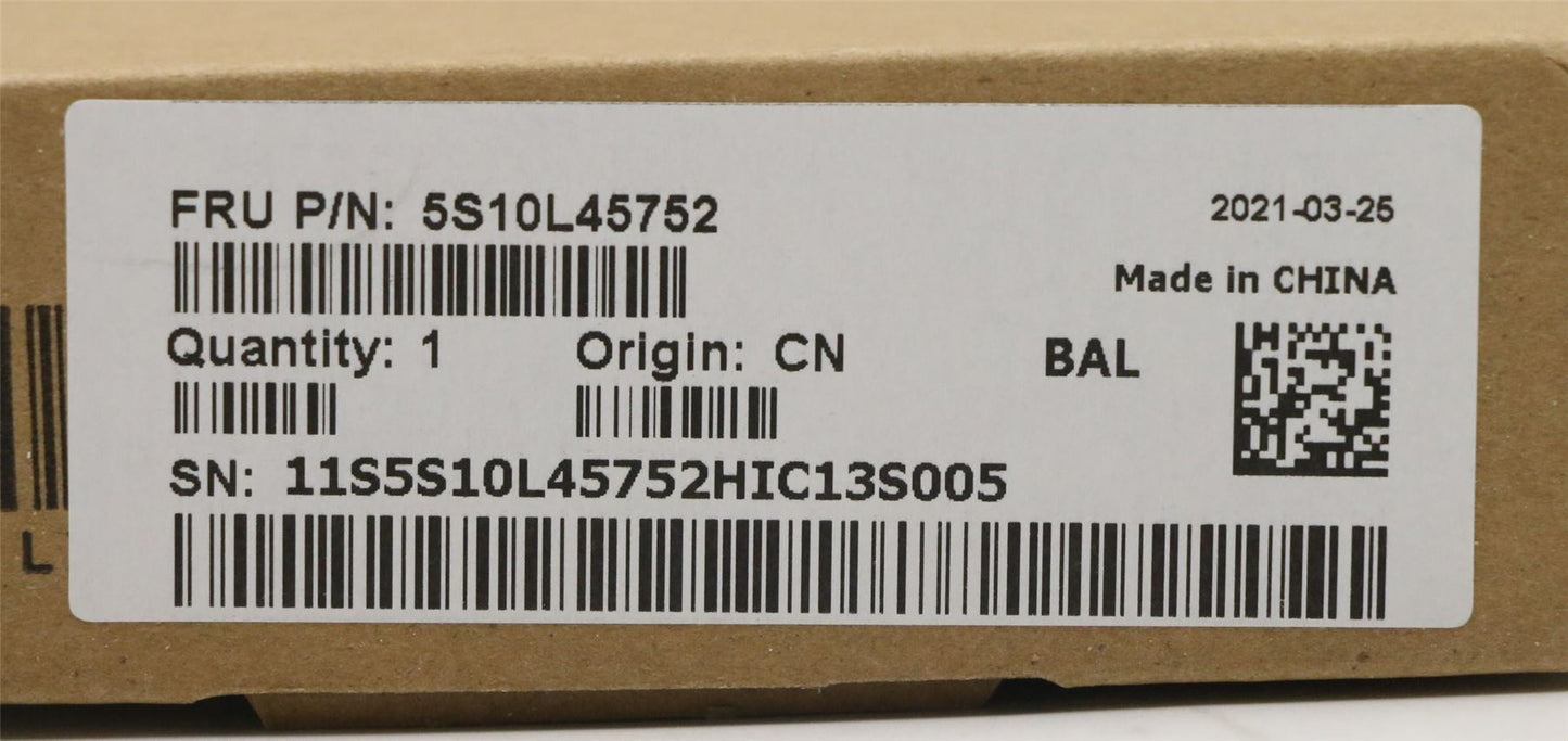 Lenovo 5S10L45752 SCREW SCREW L80T6 MM 2.0D 5.9L K 4.6D ZK