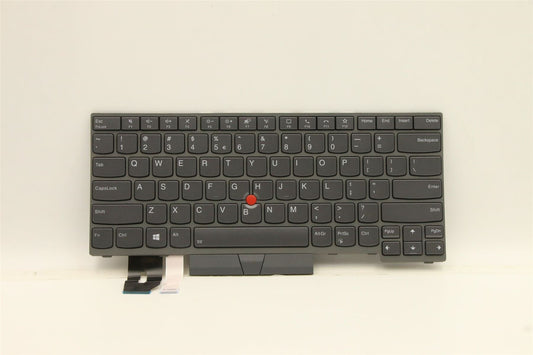 Lenovo ThinkPad T14 Gen 2 P14s Gen 2 Keyboard US Euro Black Backlit 5N21B08365