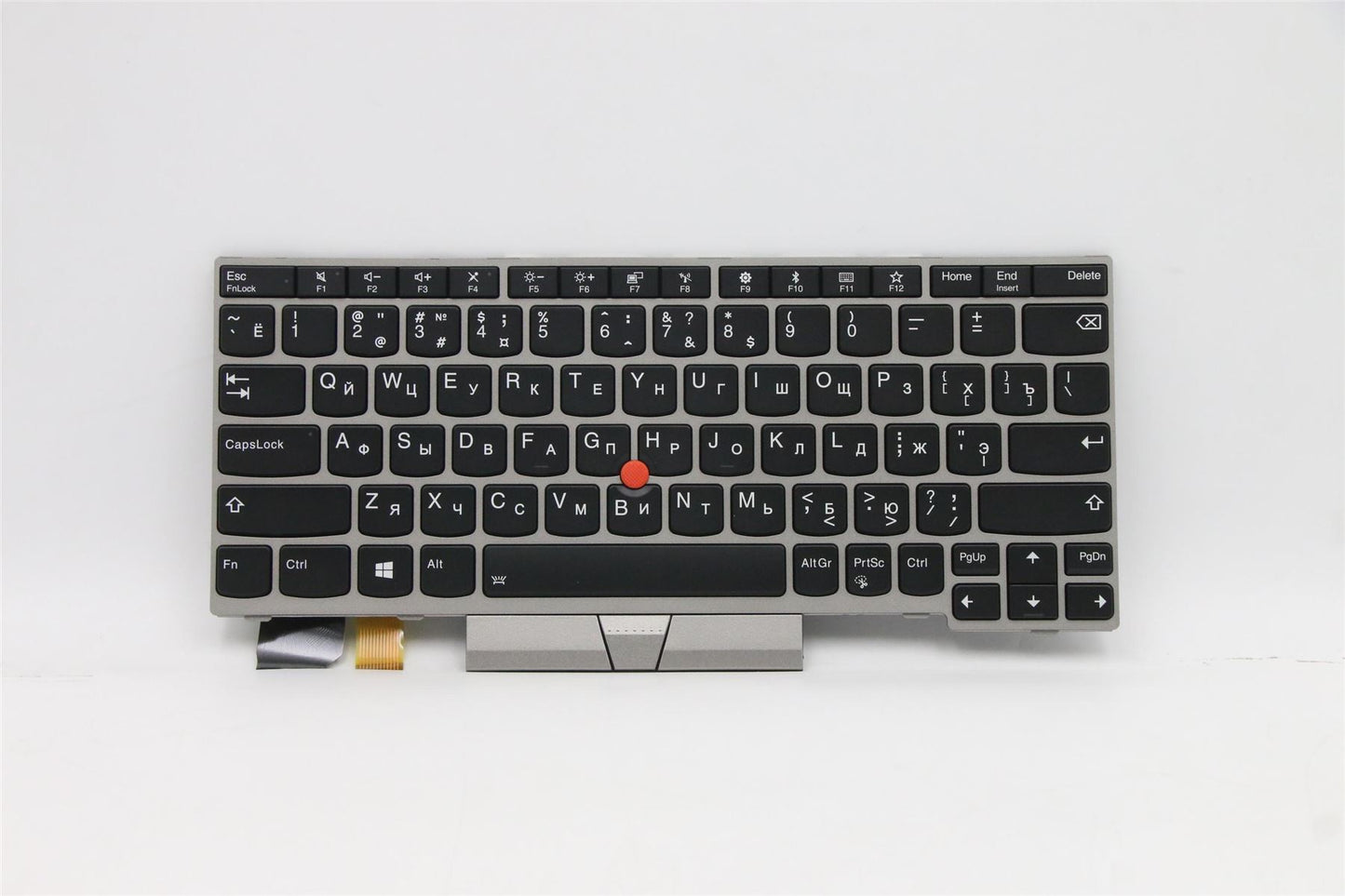 Lenovo ThinkPad L13 s Keyboard Russian Silver Backlit 01YP862