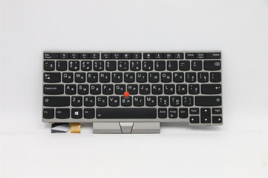 Lenovo ThinkPad L13 s Keyboard Russian Silver Backlit 01YP862
