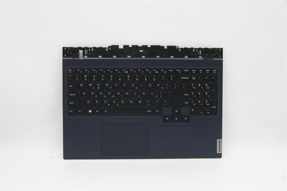 Lenovo Legion 5-15ACH6H Keyboard Palmrest Top Cover Greek Blue 5CB1C74813