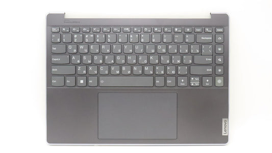Lenovo IdeaPad 9 14IAP7 Palmrest Cover Touchpad Keyboard Russian Grey 5CB1H23716
