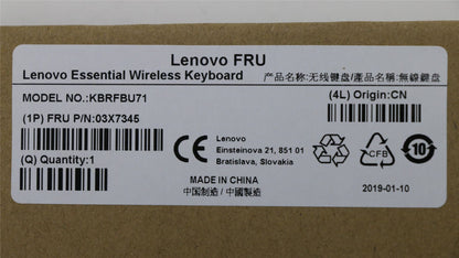 Lenovo KB MICE_BO FRU KBD Hungarian 208 03X7345