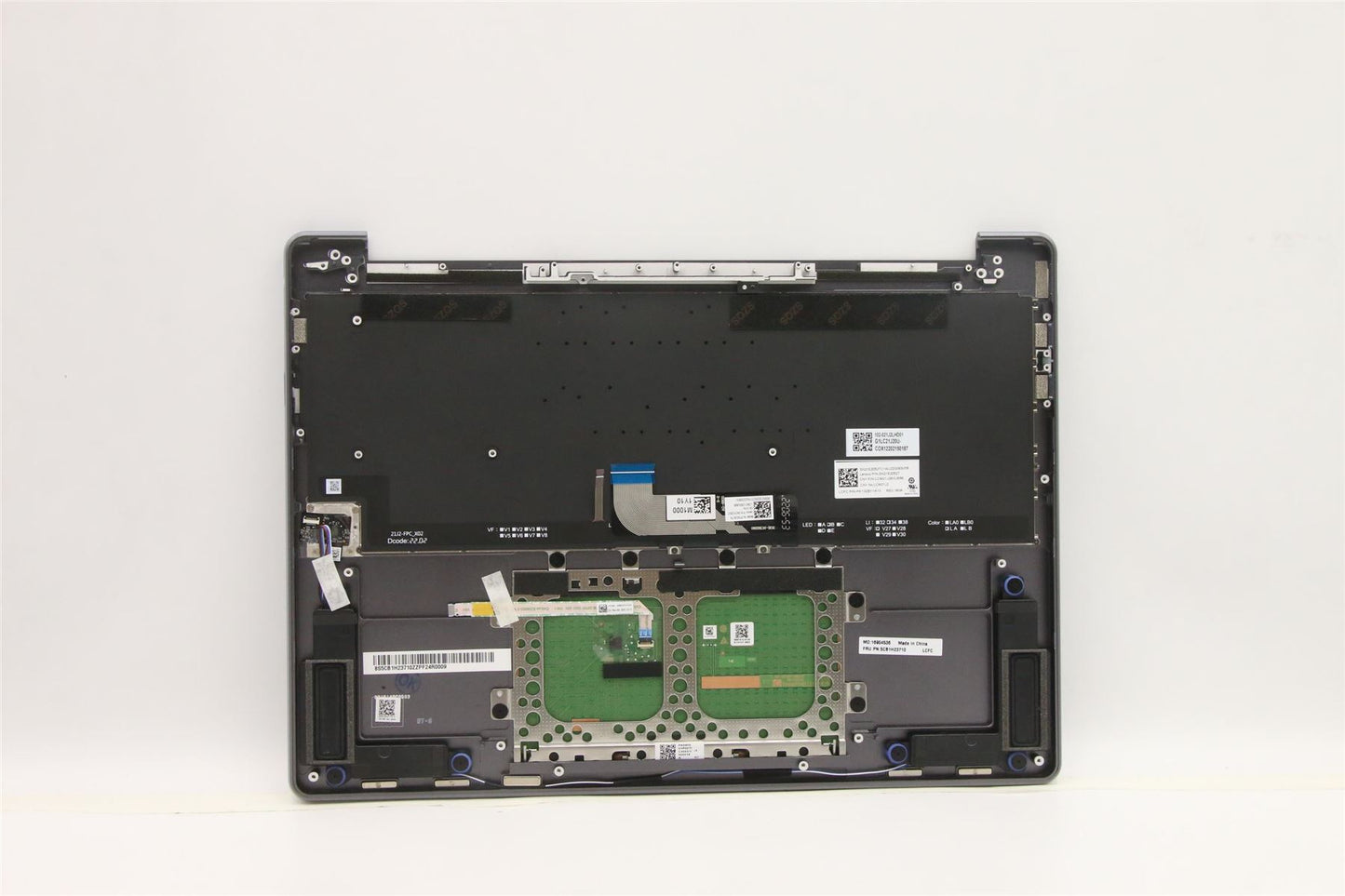 Lenovo IdeaPad 9 14IAP7 Palmrest Cover Touchpad Keyboard Greek Grey 5CB1H23710