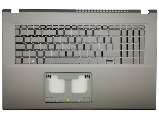 Acer Aspire A517-53 A517-53G Palmrest Cover Keyboard UK Grey Gray 6B.K66N2.013