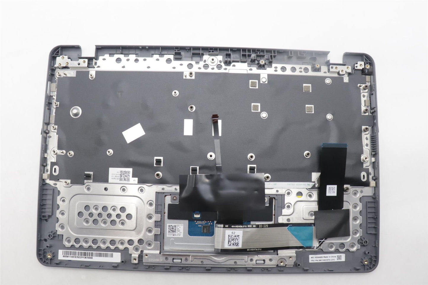 Lenovo 14e Gen3 Keyboard Palmrest Top Cover German Black Backlit 5M11H61878