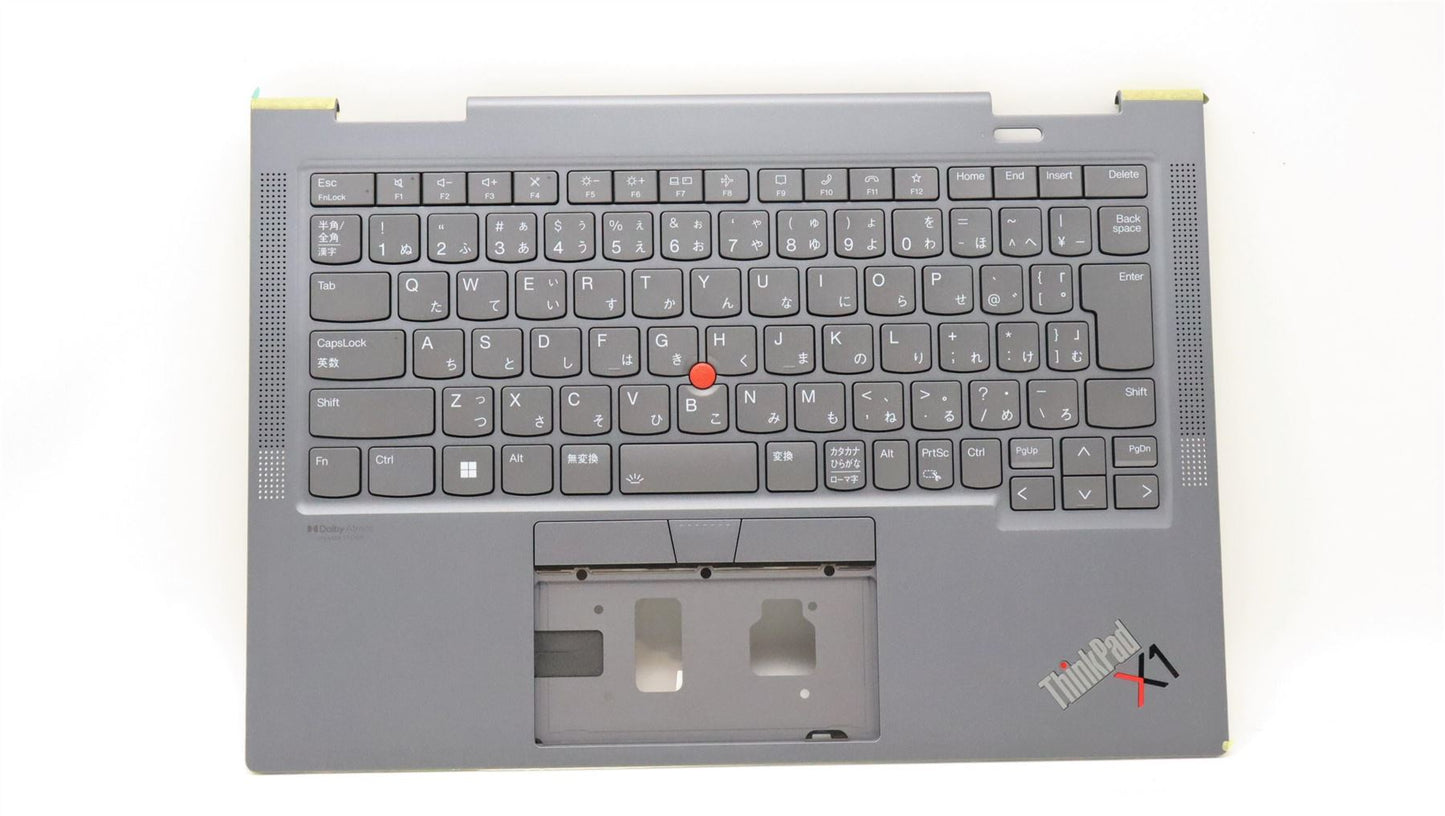 Lenovo Yoga X1 6th Keyboard Palmrest Top Cover Japanese Grey 5M11C41014