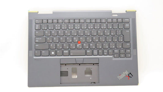Lenovo Yoga X1 6th Keyboard Palmrest Top Cover Japanese Grey 5M11C41014