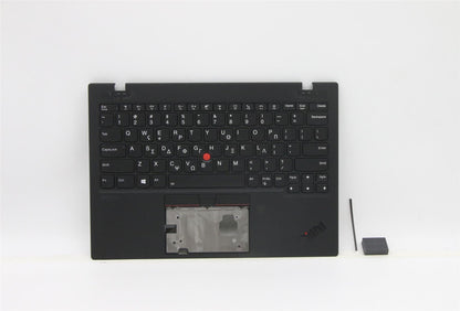 Lenovo ThinkPad X1 Gen 1 Keyboard Palmrest Top Cover Greek US Black 5M11B38323