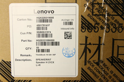 Lenovo ThinkBook 14 G4+ IAP 14 G4+ ARA Speaker Speakers 5SB0S31974