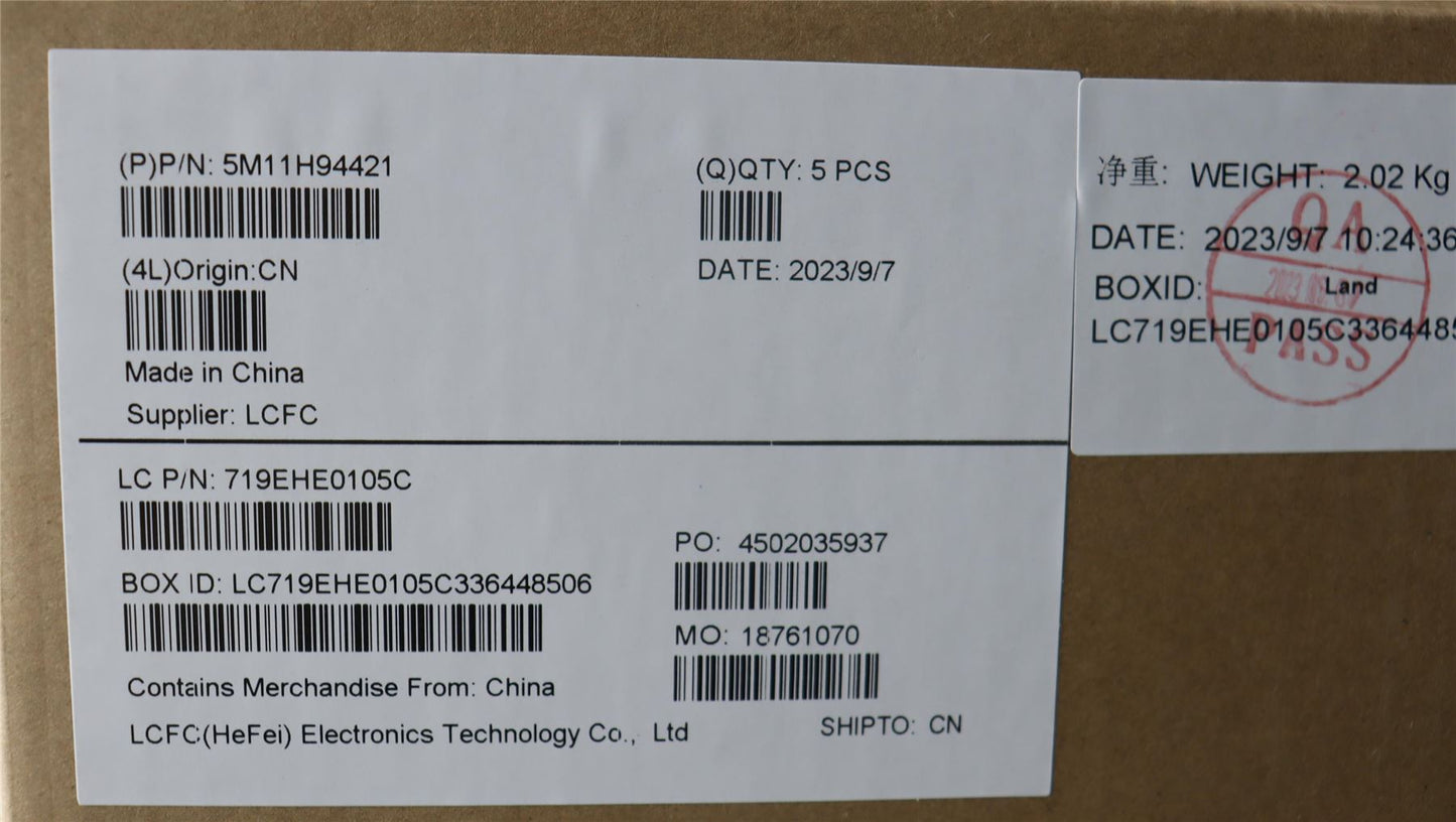 Lenovo ThinkPad X13 Gen 4 Palmrest Cover Keyboard Latin Spanish Black 5M11H94421