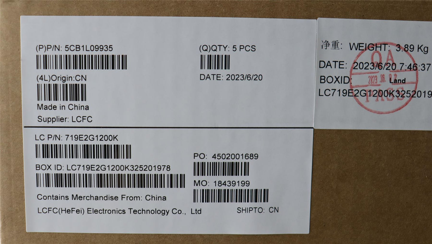 Lenovo Upper Case ASM_FRA L82WQ WH WT WOL 5CB1L09935