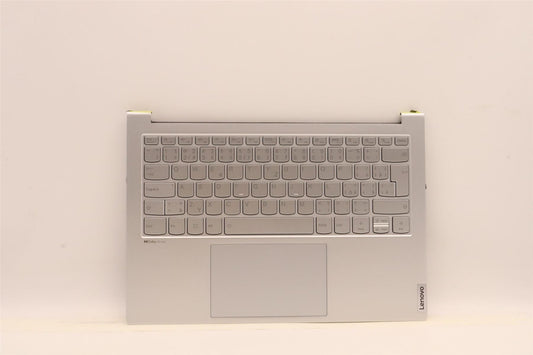 Lenovo Yoga 7 14IAH7 Palmrest Cover Touchpad Keyboard Cloud Grey 5CB1J19793