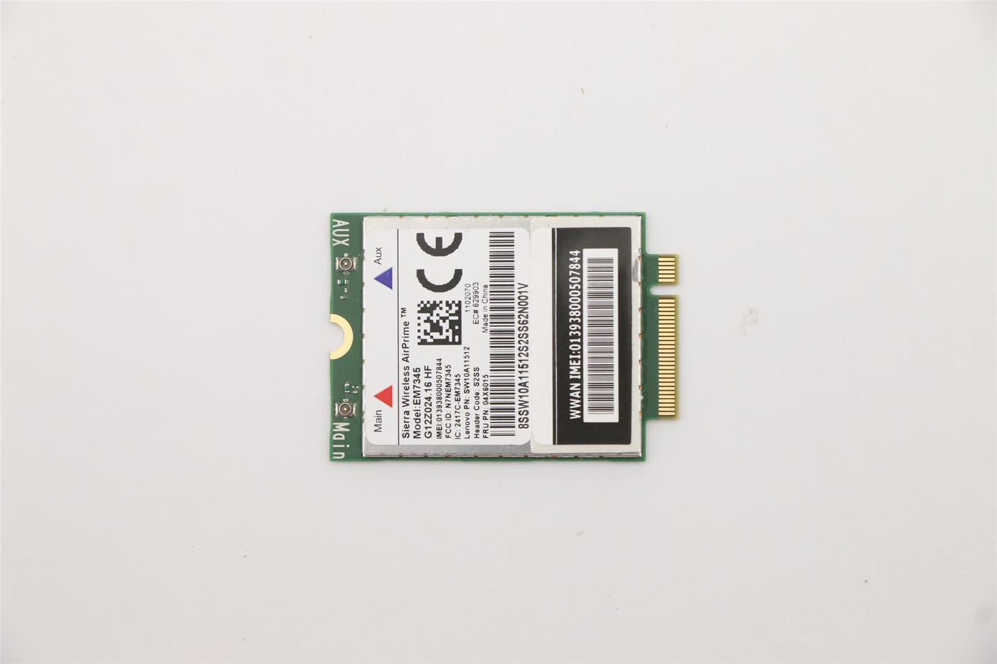 Lenovo Wireless,WWAN,SIE,7345 M.2 Tab 04X6015