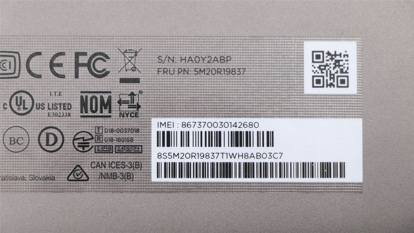 Lenovo Miix 630-12Q35 WT8G128G 5M20R19837