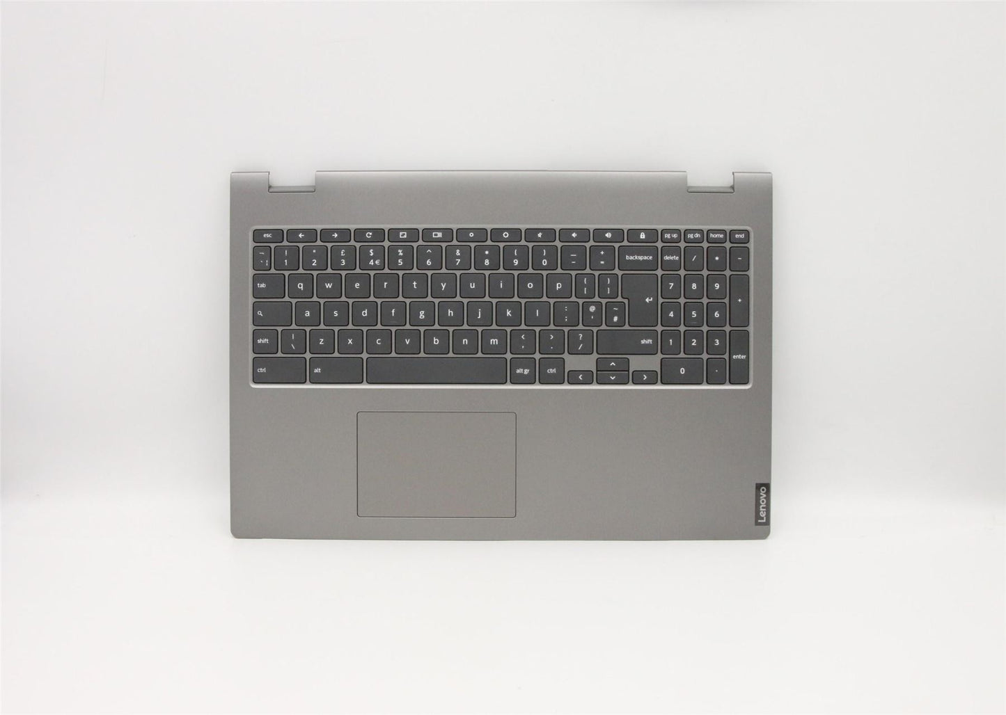 Lenovo Chromebook C340-15 Tastatur-Handballenauflage, obere Abdeckung, UK-Grau, 5CB0U43708