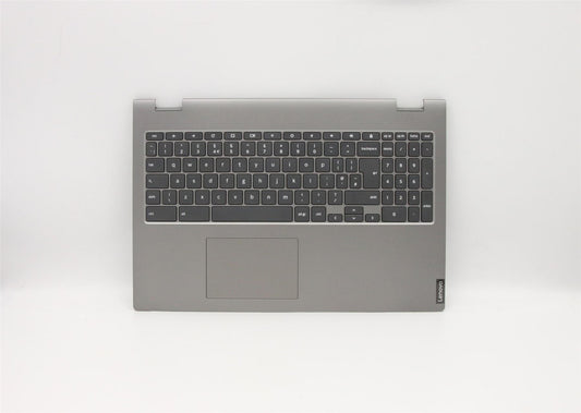 Lenovo Chromebook C340-15 Tastatur-Handballenauflage, obere Abdeckung, UK-Grau, 5CB0U43708