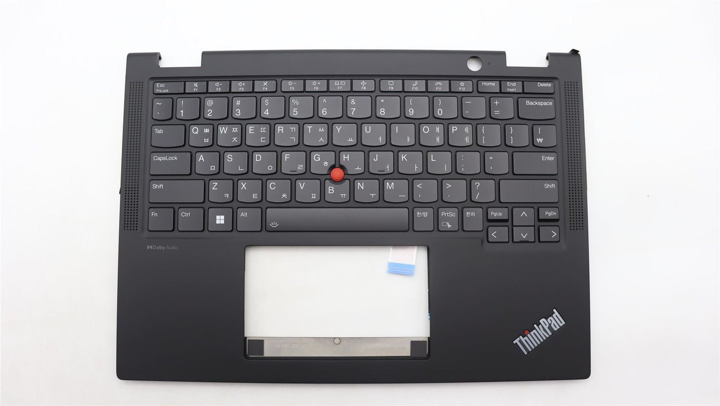 Lenovo ThinkPad X13 Gen 4 Keyboard Palmrest Top Cover Korean Black 5M11L64138