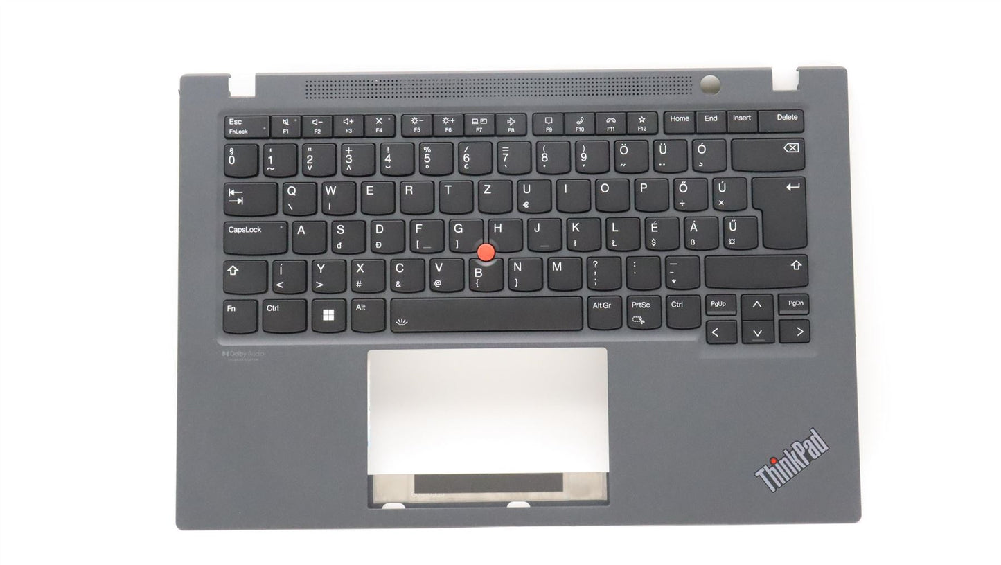 Lenovo ThinkPad T14s 2 Keyboard Palmrest Top Cover Hungarian Black 5M11A37321