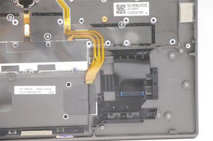 Lenovo ThinkPad X1 5th Gen Keyboard Palmrest Top Cover Spanish LA 5M10Z37110