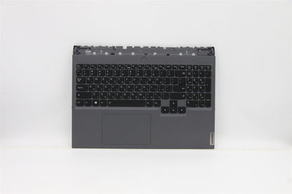 Lenovo 5 16ACH6H Palmrest Cover Touchpad Keyboard Hebrew Slate Grey 5CB1C14957