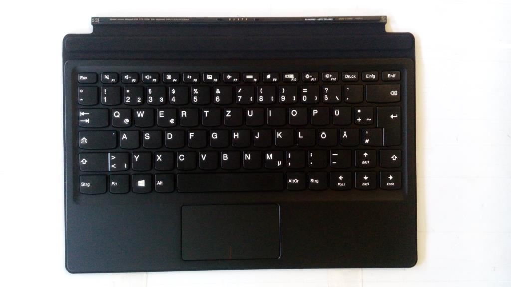 Lenovo Miix 510-12IKB Palmrest Touchpad Dock Keyboard Base German 5N20N21148