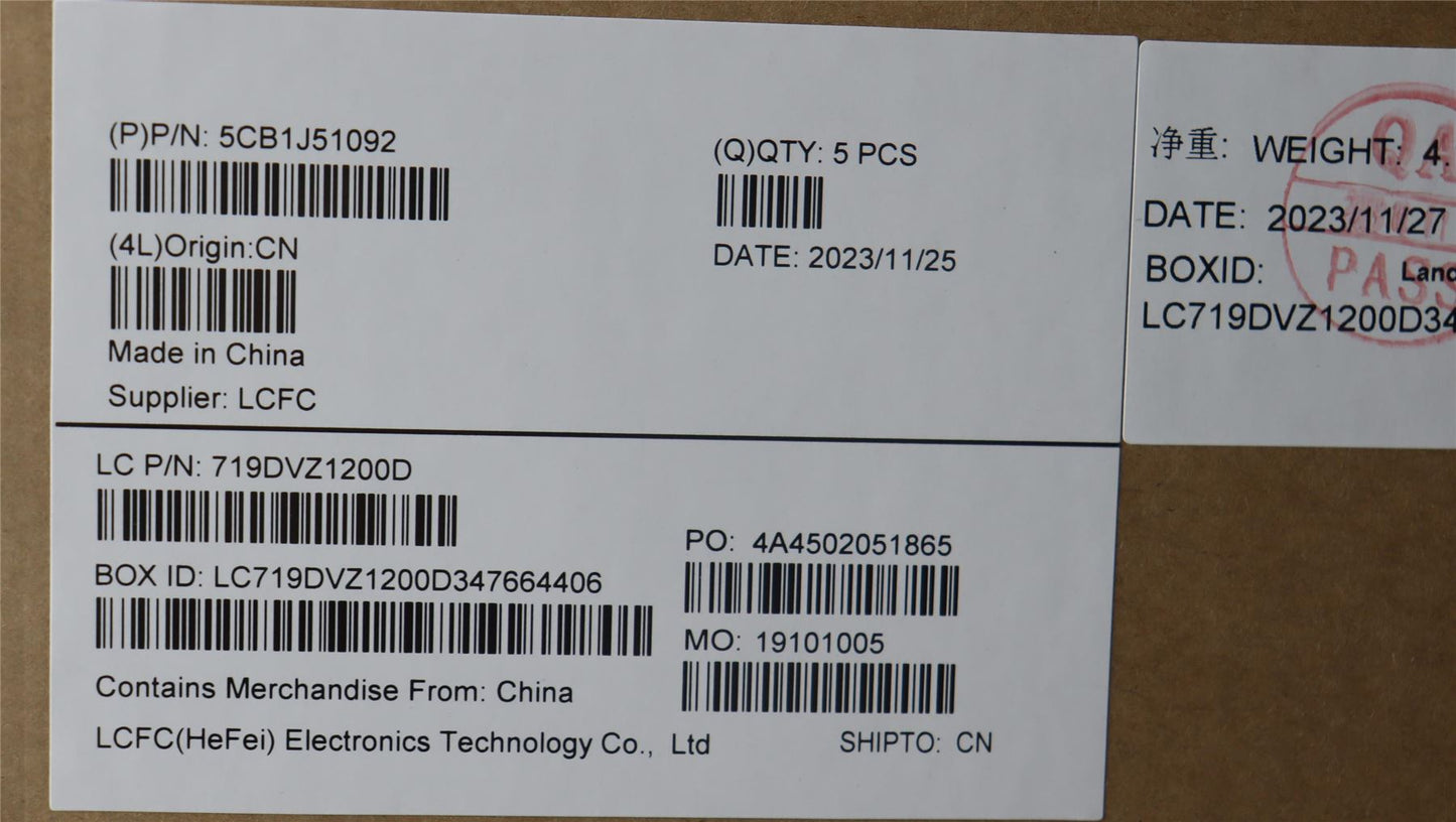 Lenovo Chrome IP 5 16IAU7 Palmrest Cover Touchpad Keyboard Belgian 5CB1J51092