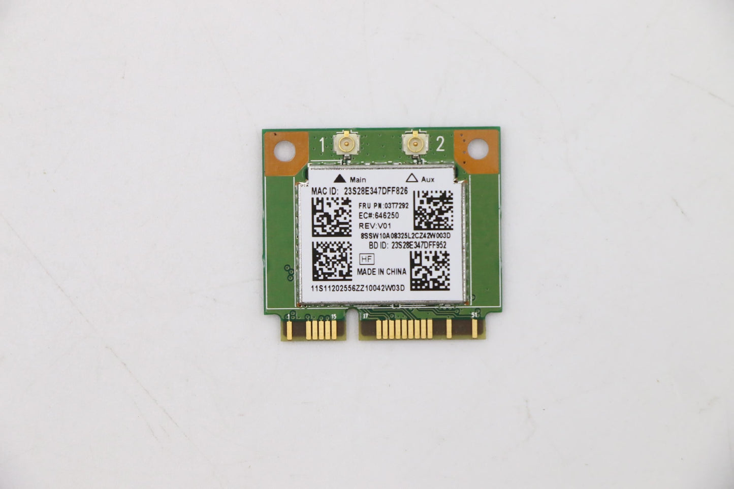 Lenovo FRU RTL8192 Kit WiFi WLAN LTE Realtek Board 03T7292