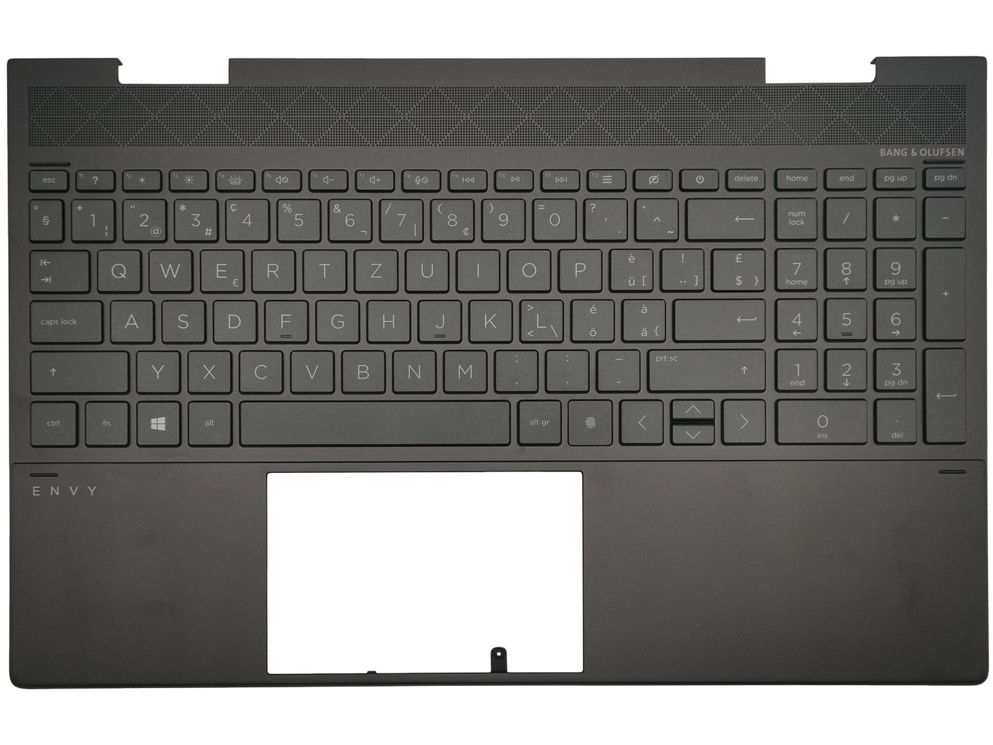 Genuine HP Envy 15-EE Palmrest Cover Keyboard Swiss Black L93119-BG1