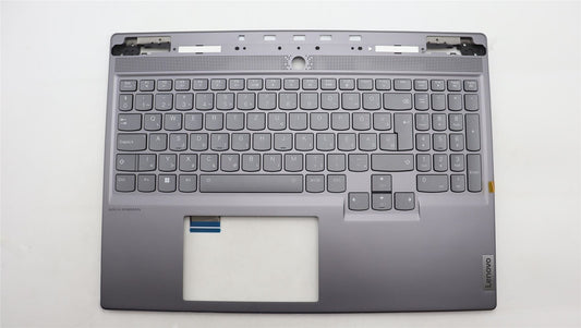 Lenovo Legion S7 16IRH8 Keyboard Palmrest Top Cover Hungarian Silver 5CB1L68010