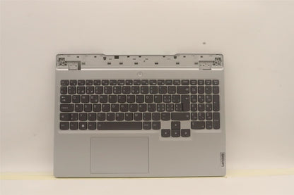 Lenovo 5 15ARH7H Palmrest Cover Touchpad Keyboard Switzerland Backlit 5CB1H68416