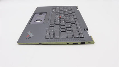 Lenovo ThinkPad X1 7th Gen Keyboard Palmrest Top Cover Arabic Grey 5M11H45766