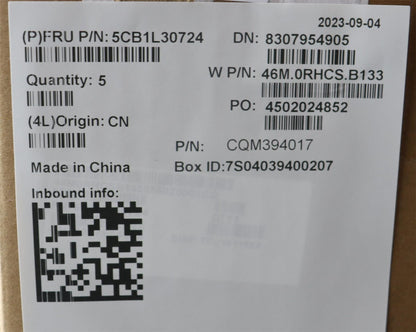 Lenovo Upper Case ASM_SPA W 82Y0 SB BL 5CB1L30724
